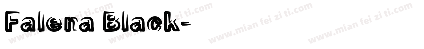 Falena Black字体转换